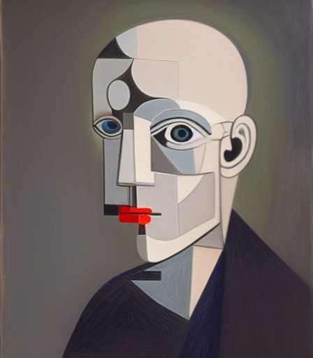 Picasso's Cyborg, &copy; 2022 James Leonardo